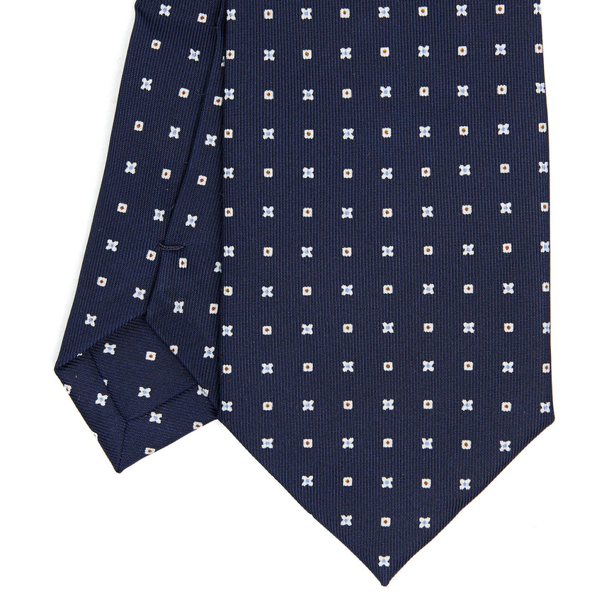 DARK BLUE EXTRA LONG SARTORIAL SILK TIE