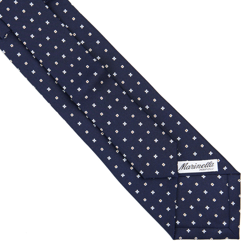 DARK BLUE EXTRA LONG SARTORIAL SILK TIE