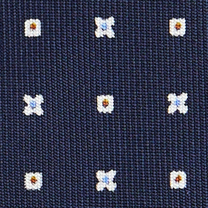 DARK BLUE EXTRA LONG SARTORIAL SILK TIE