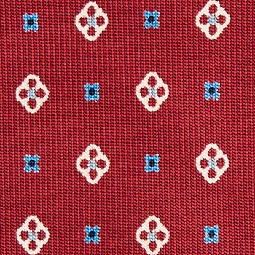 CRAVATTA SARTORIALE EXTRA LONG IN SETA BORDEAUX