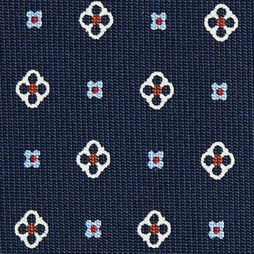 DARK BLUE EXTRA LONG SARTORIAL SILK TIE