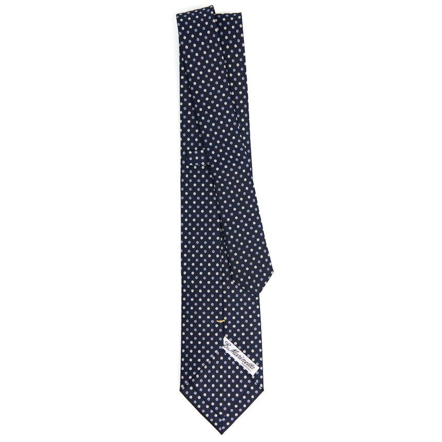 DARK BLUE EXTRA LONG SARTORIAL SILK TIE