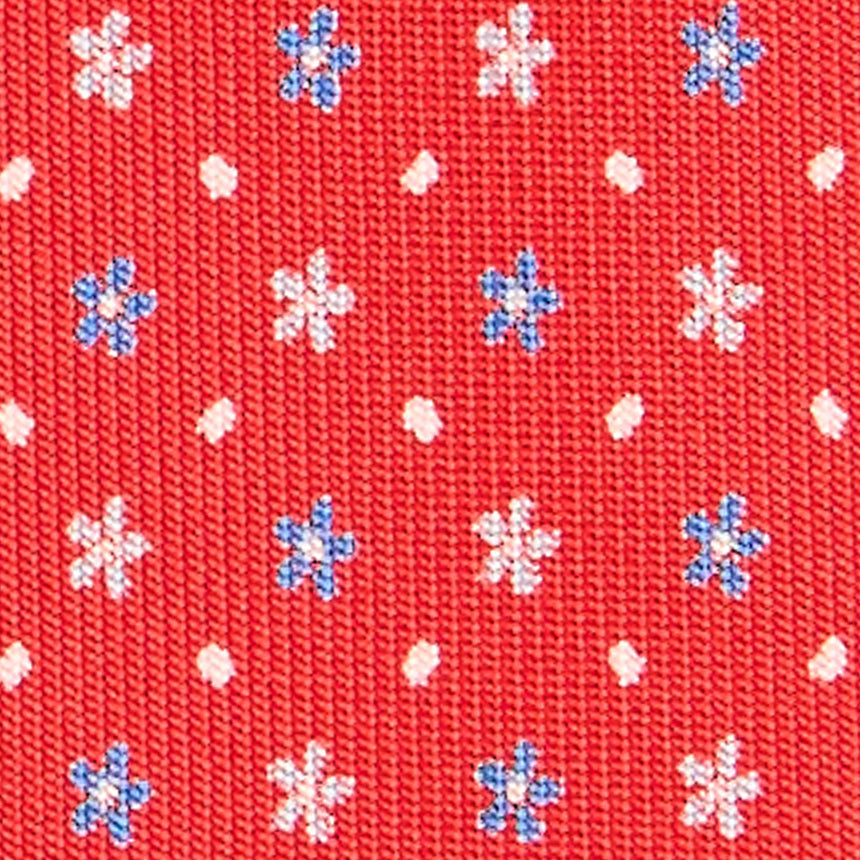 RED EXTRA LONG SARTORIAL SILK TIE