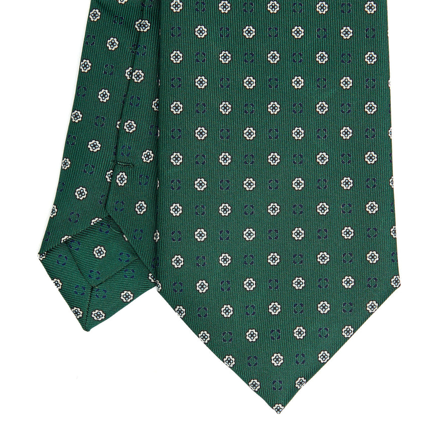 DARK GREEN EXTRA LONG SARTORIAL SILK TIE
