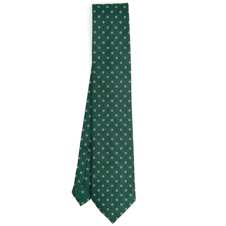 DARK GREEN EXTRA LONG SARTORIAL SILK TIE
