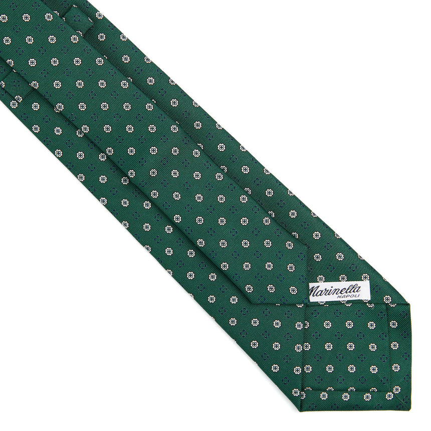 DARK GREEN EXTRA LONG SARTORIAL SILK TIE