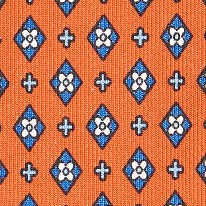 ORANGE EXTRA LONG SARTORIAL SILK TIE