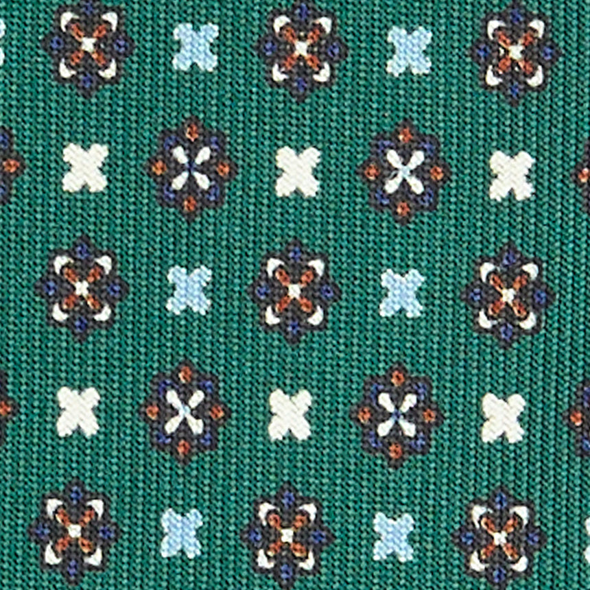 DARK GREEN EXTRA LONG SARTORIAL SILK TIE