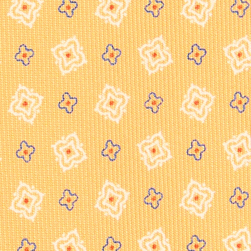 CRAVATTA SARTORIALE EXTRA LONG IN SETA GIALLA