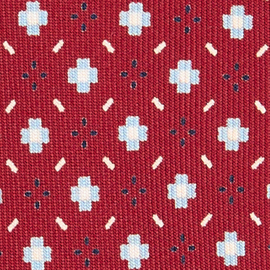 BURGUNDY EXTRA LONG SARTORIAL SILK TIE