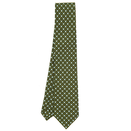 OLIVE GREEN EXTRA LONG SARTORIAL SILK TIE