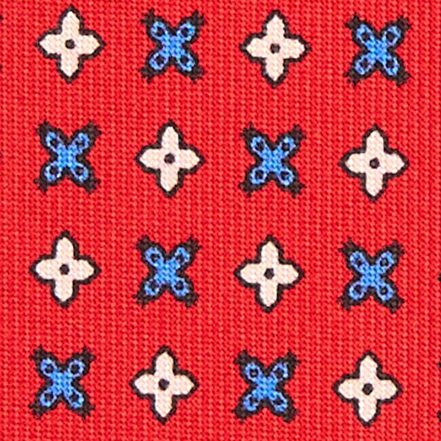 RED EXTRA LONG SARTORIAL SILK TIE