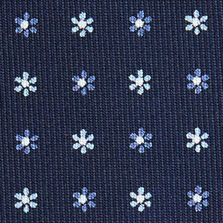 DARK BLUE EXTRA LONG SARTORIAL SILK TIE