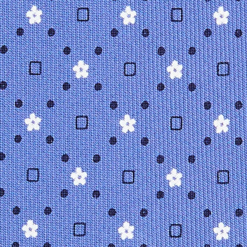 CRAVATTA SARTORIALE EXTRA LONG IN SETA AZZURRO POLVERE