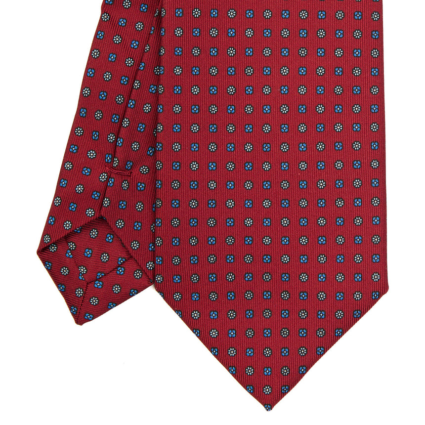 CRAVATTA SARTORIALE EXTRA LONG IN SETA BORDEAUX