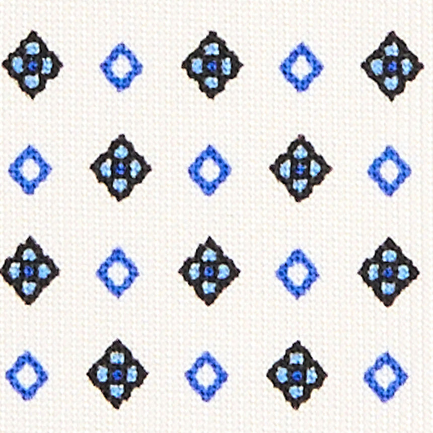 WHITE EXTRA LONG SARTORIAL SILK TIE