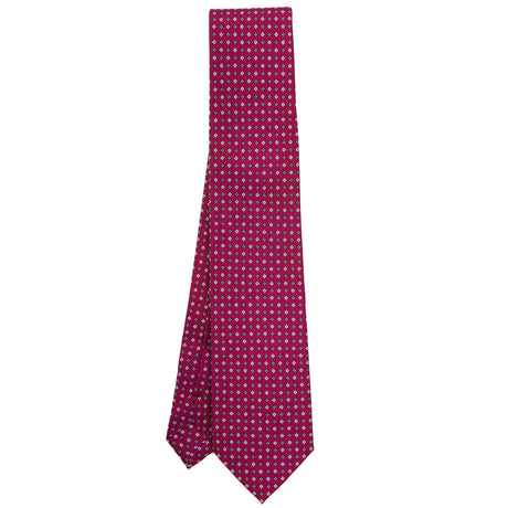 CRAVATTA SARTORIALE EXTRA LONG IN SETA BORDEAUX