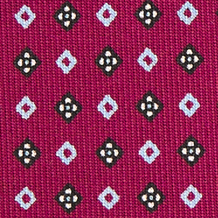 CRAVATTA SARTORIALE EXTRA LONG IN SETA BORDEAUX