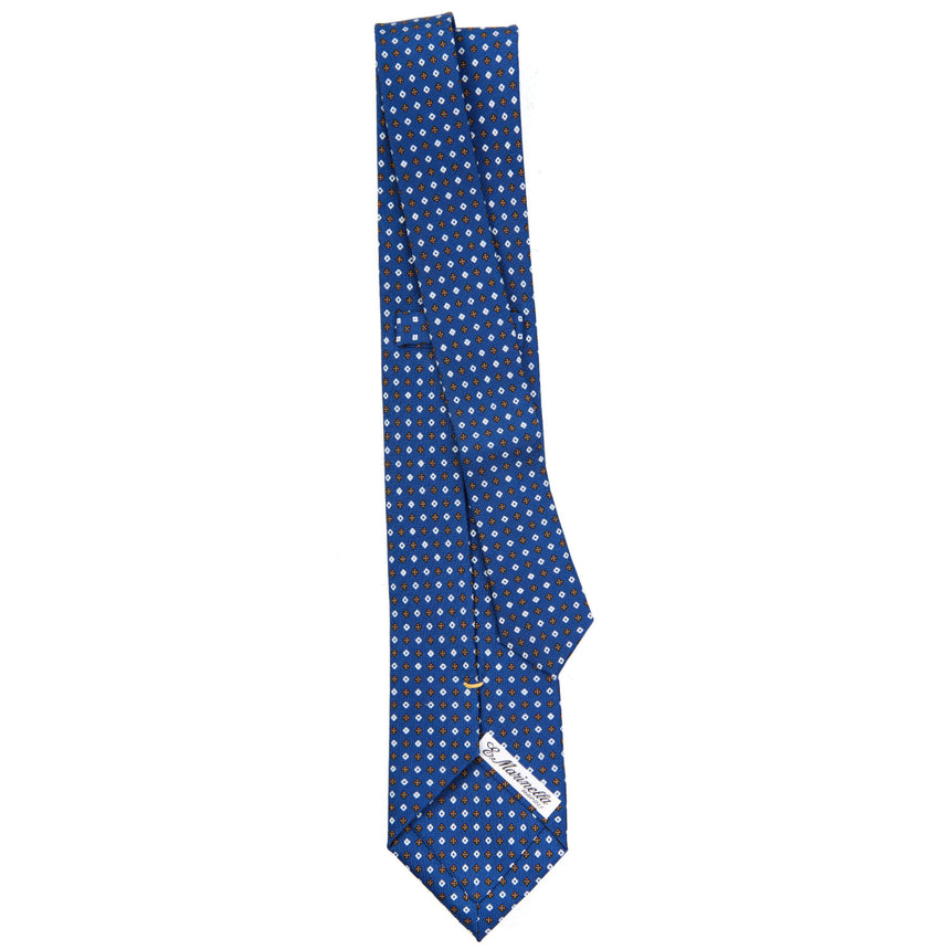 CRAVATTA SARTORIALE EXTRA LONG IN SETA BLU 