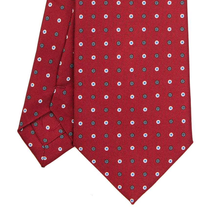 BURGUNDY EXTRA LONG SARTORIAL SILK TIE