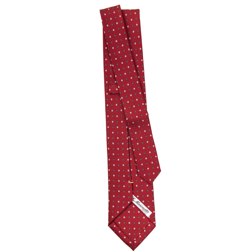 BURGUNDY EXTRA LONG SARTORIAL SILK TIE