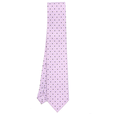 CRAVATTA SARTORIALE EXTRA LONG IN SETA LILLA