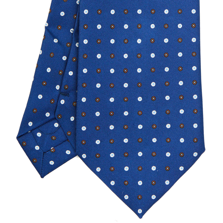 CRAVATTA SARTORIALE EXTRA LONG IN SETA BLU 