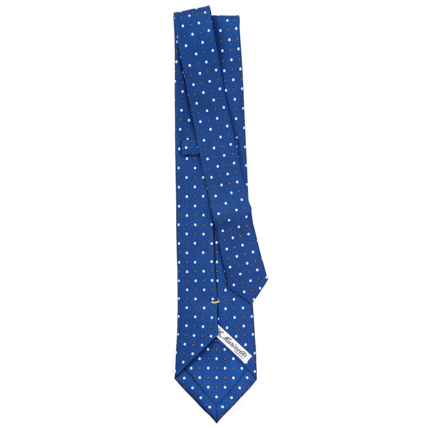 CRAVATTA SARTORIALE EXTRA LONG IN SETA BLU 