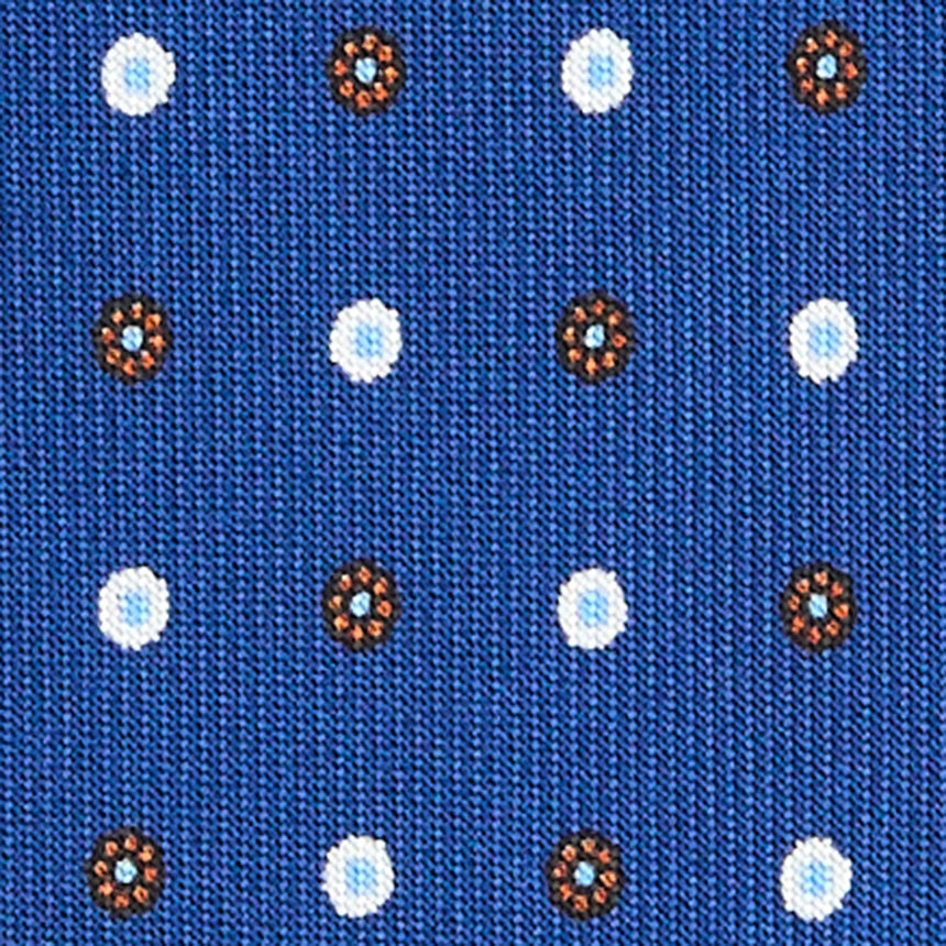 CRAVATTA SARTORIALE EXTRA LONG IN SETA BLU 