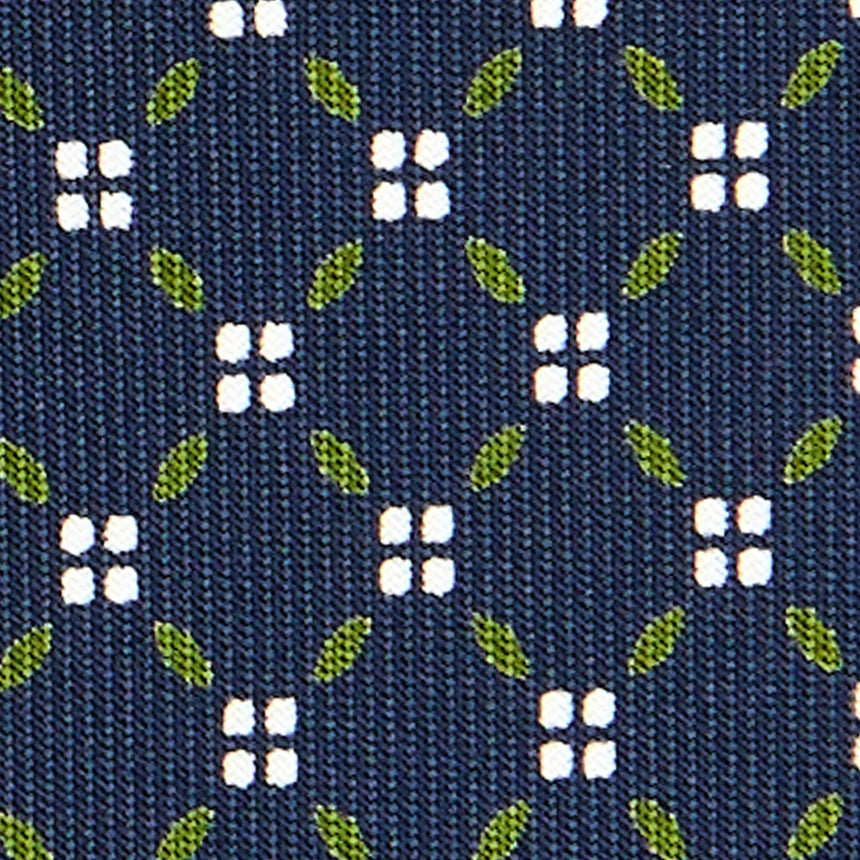 CRAVATTA SARTORIALE EXTRA LONG IN SETA BLU SCURO