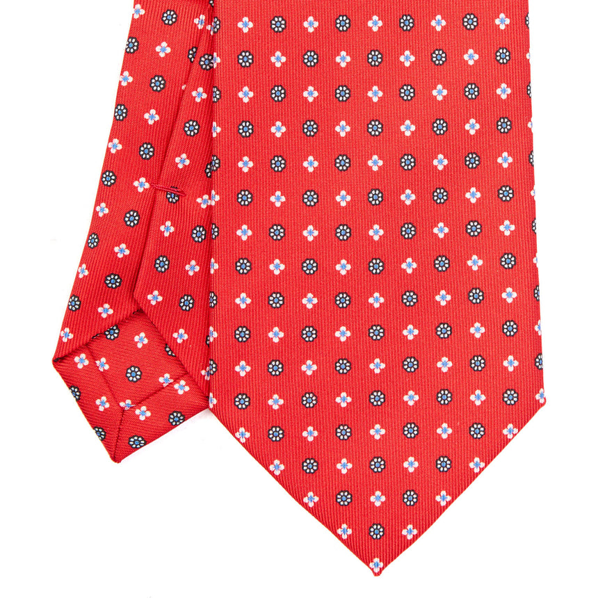 RED EXTRA LONG SARTORIAL SILK TIE