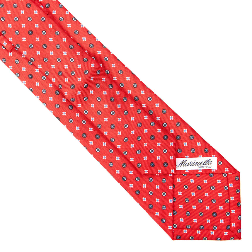 RED EXTRA LONG SARTORIAL SILK TIE