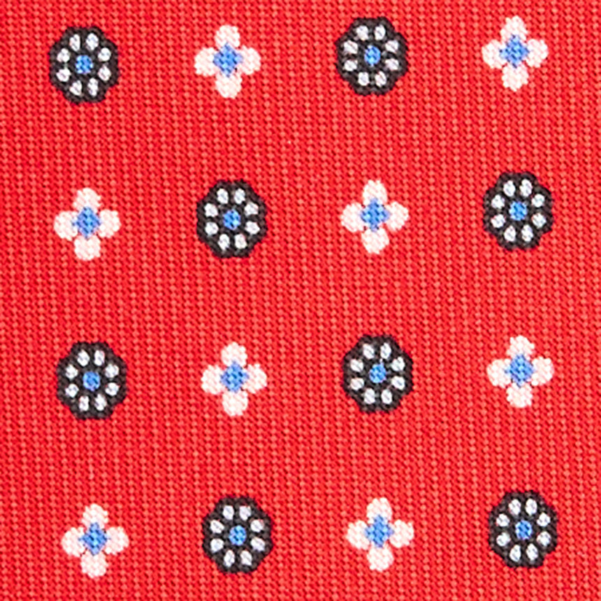RED EXTRA LONG SARTORIAL SILK TIE