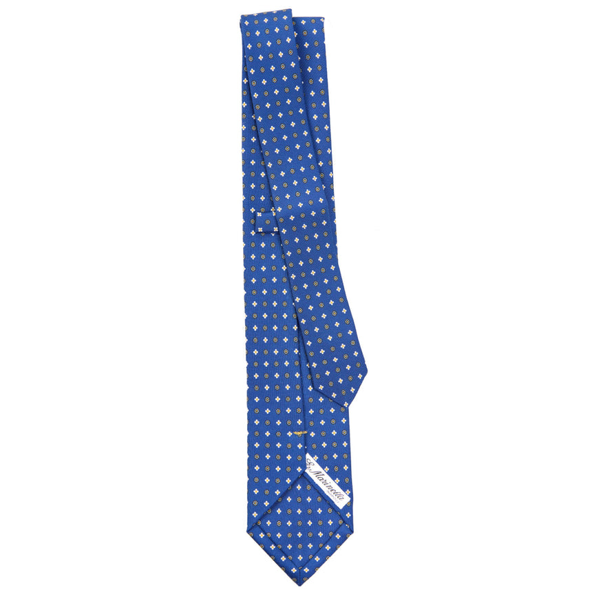 CRAVATTA SARTORIALE EXTRA LONG IN SETA BLU 