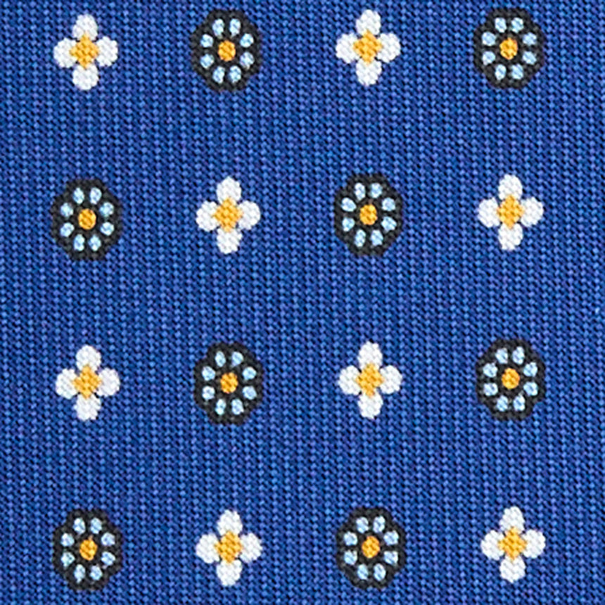 CRAVATTA SARTORIALE EXTRA LONG IN SETA BLU 
