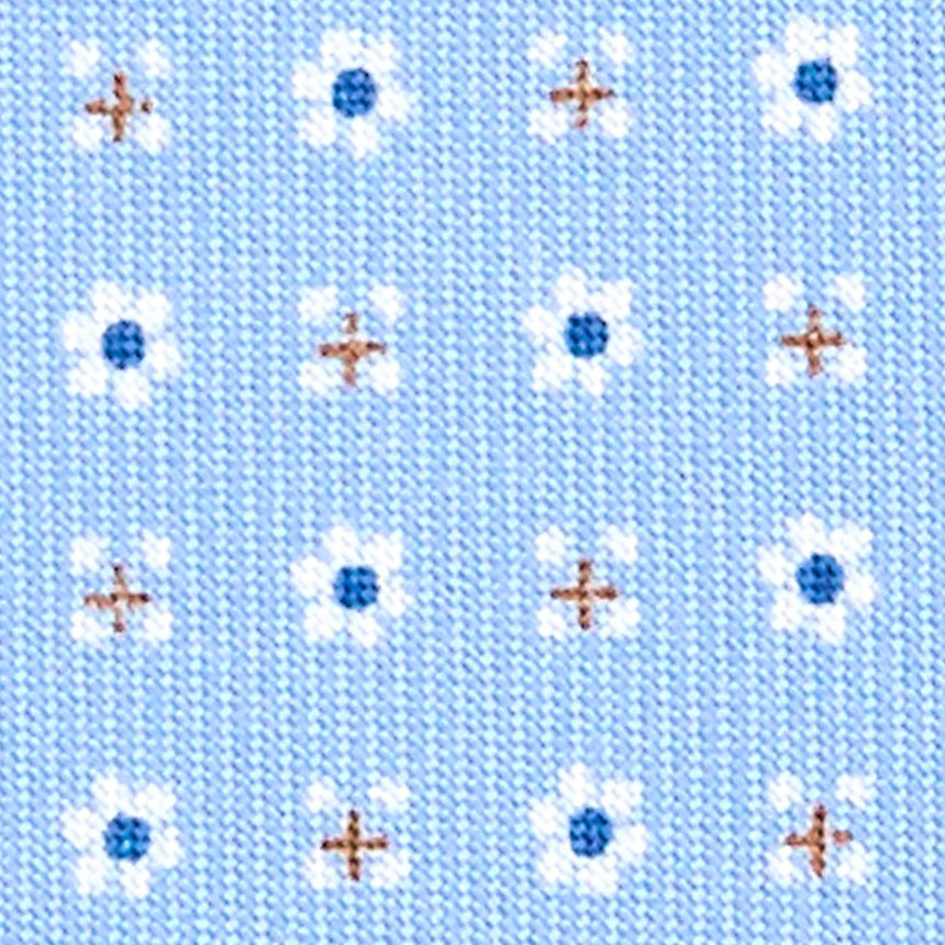 CRAVATTA SARTORIALE EXTRA LONG IN SETA AZZURRA