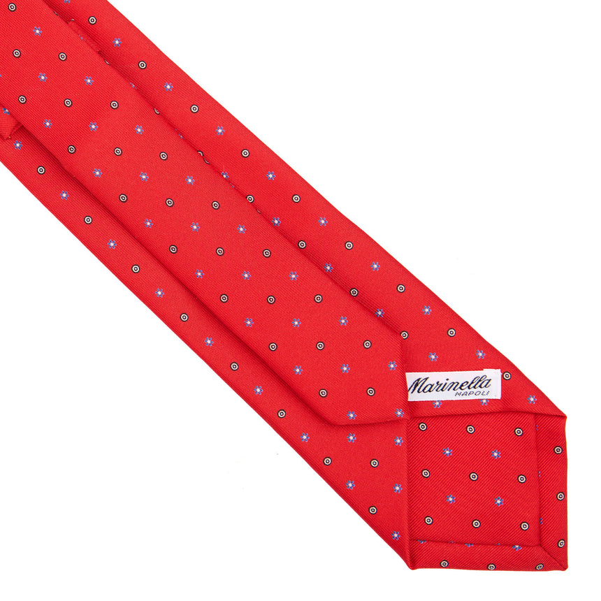 RED EXTRA LONG SARTORIAL SILK TIE
