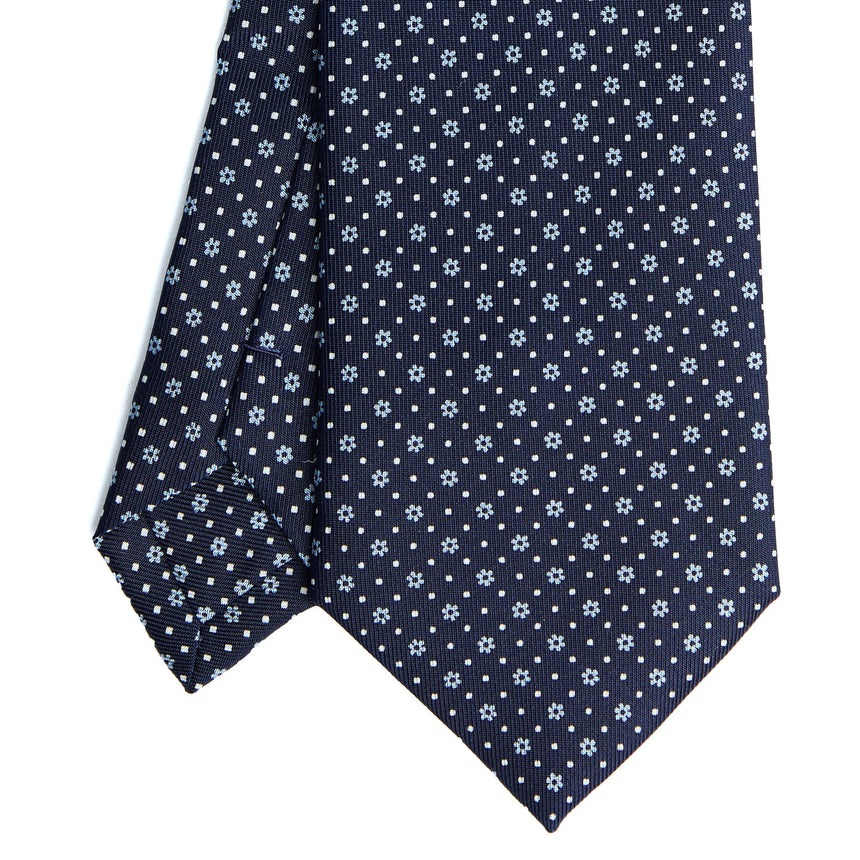 DARK BLUE EXTRA LONG SARTORIAL SILK TIE