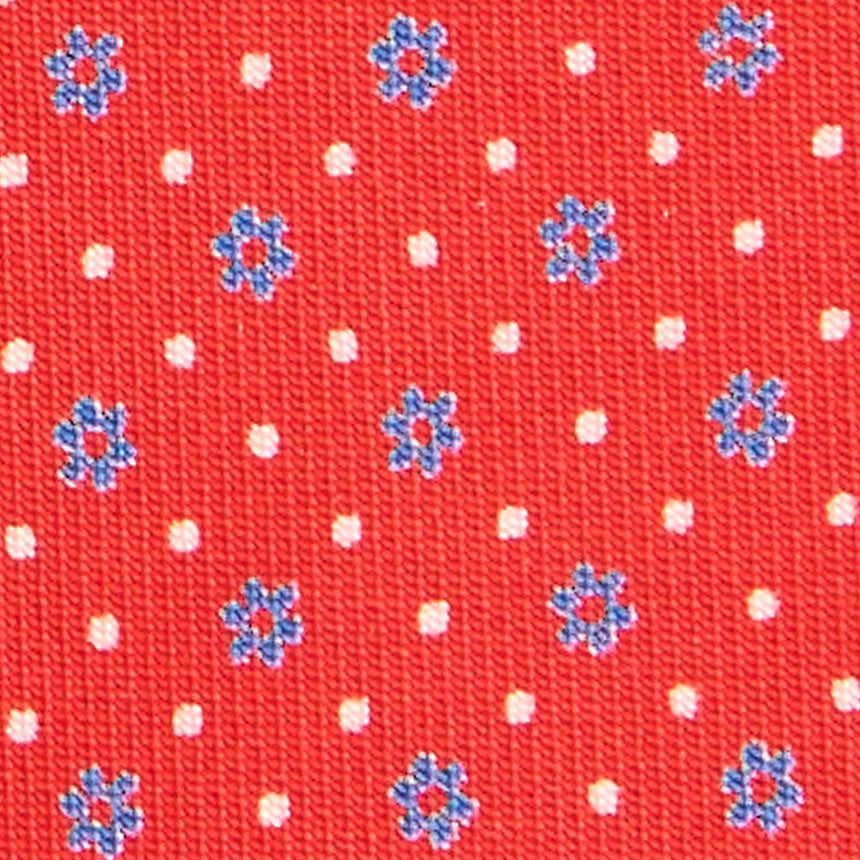 RED EXTRA LONG SARTORIAL SILK TIE