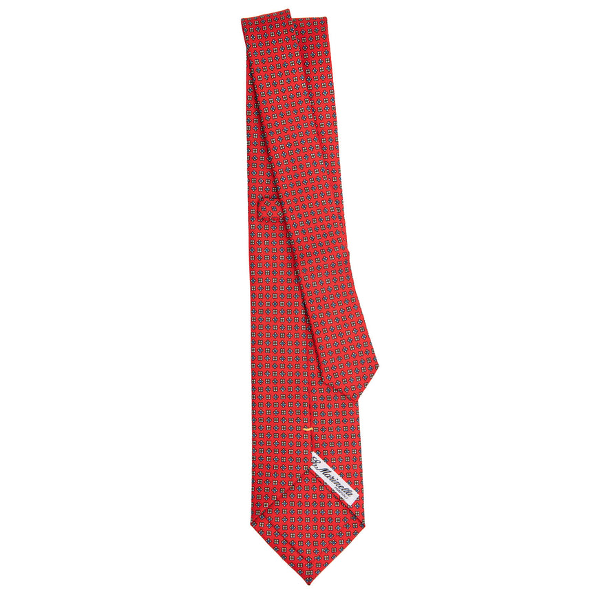 RED EXTRA LONG SARTORIAL SILK TIE