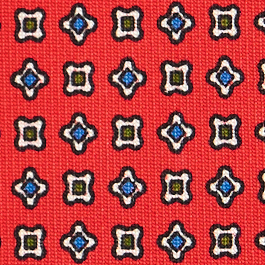 RED EXTRA LONG SARTORIAL SILK TIE