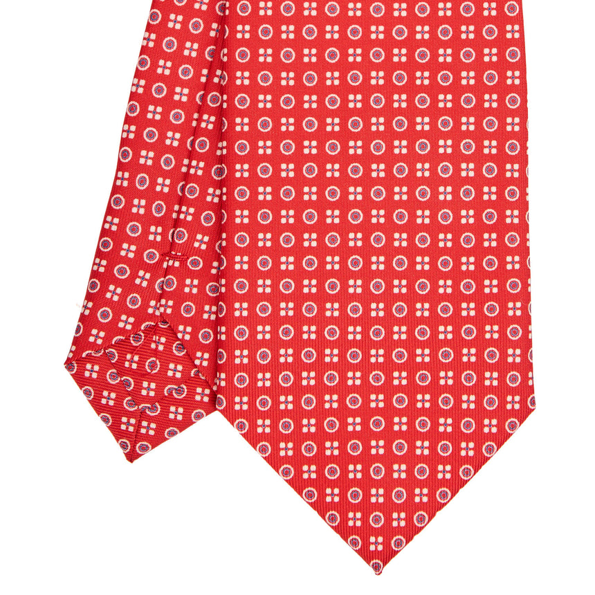RED EXTRA LONG SARTORIAL SILK TIE