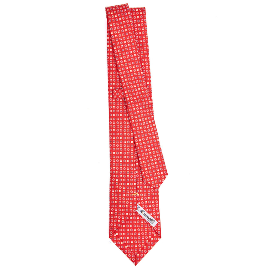 RED EXTRA LONG SARTORIAL SILK TIE