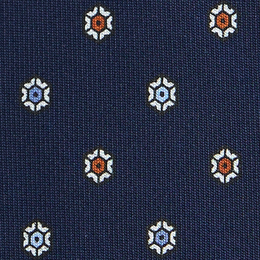 DARK BLUE EXTRA LONG SARTORIAL SILK TIE