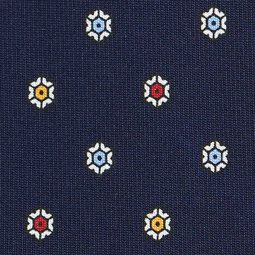 DARK BLUE EXTRA LONG SARTORIAL SILK TIE