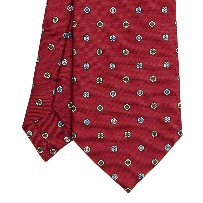 BURGUNDY EXTRA LONG SARTORIAL SILK TIE