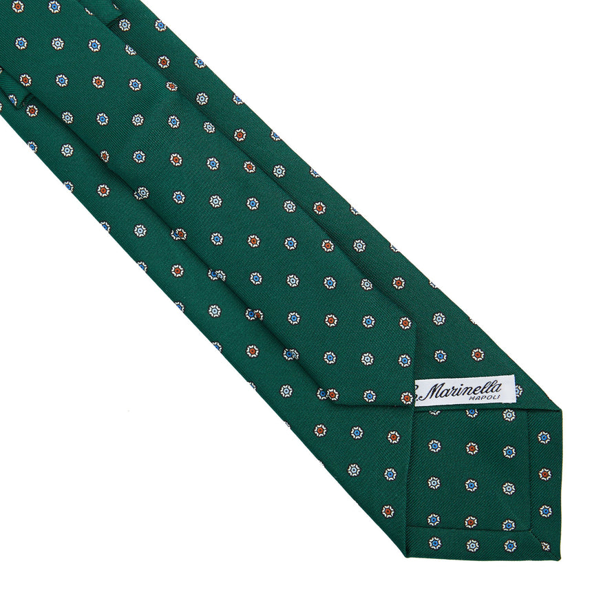 DARK GREEN EXTRA LONG SARTORIAL SILK TIE