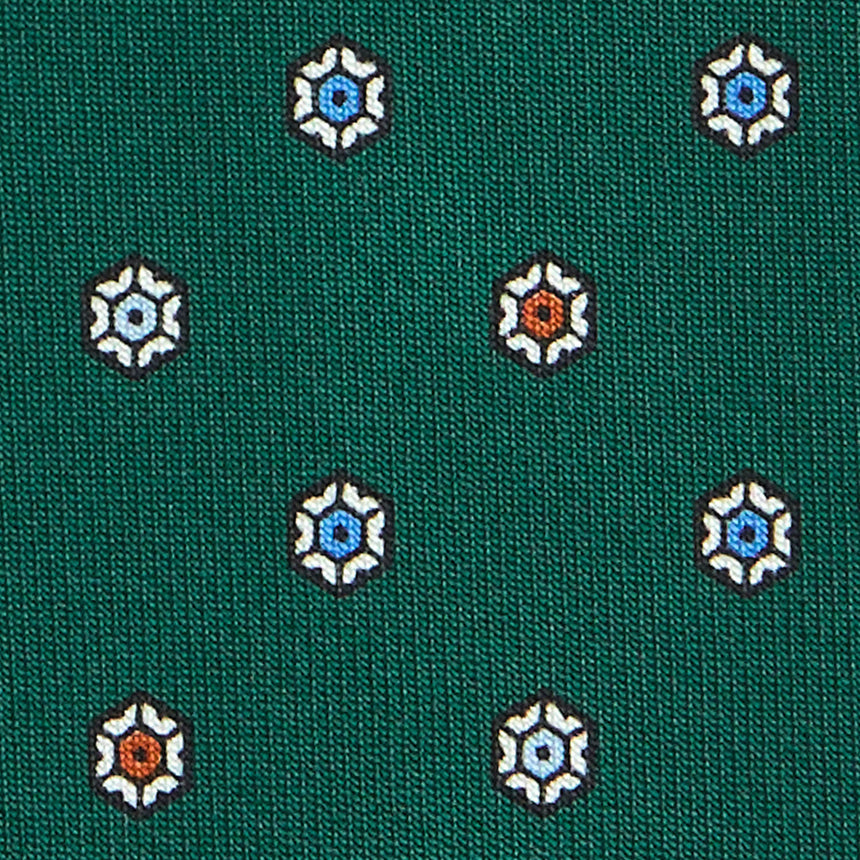DARK GREEN EXTRA LONG SARTORIAL SILK TIE