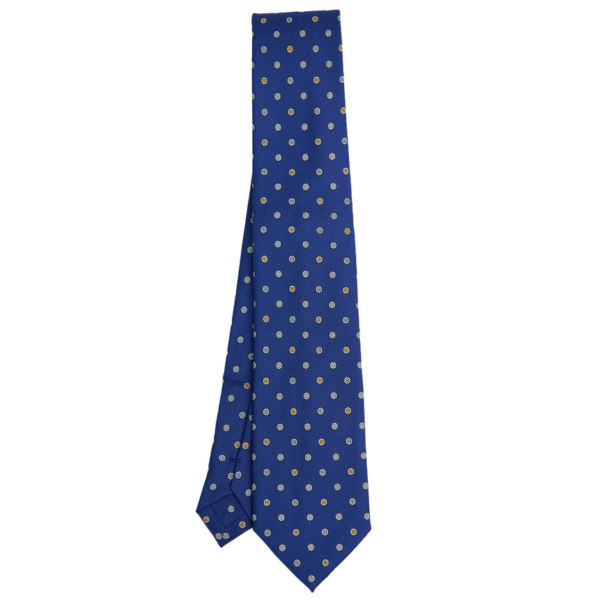 CRAVATTA SARTORIALE EXTRA LONG IN SETA BLU 
