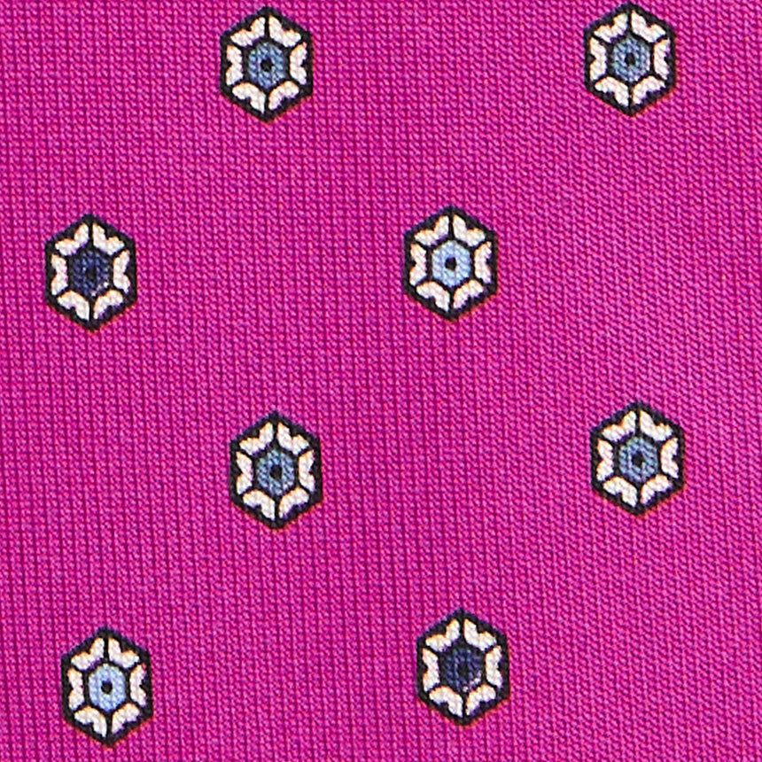 FUCHSIA EXTRA LONG SARTORIAL SILK TIE